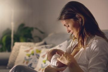 breastfeeding at night
