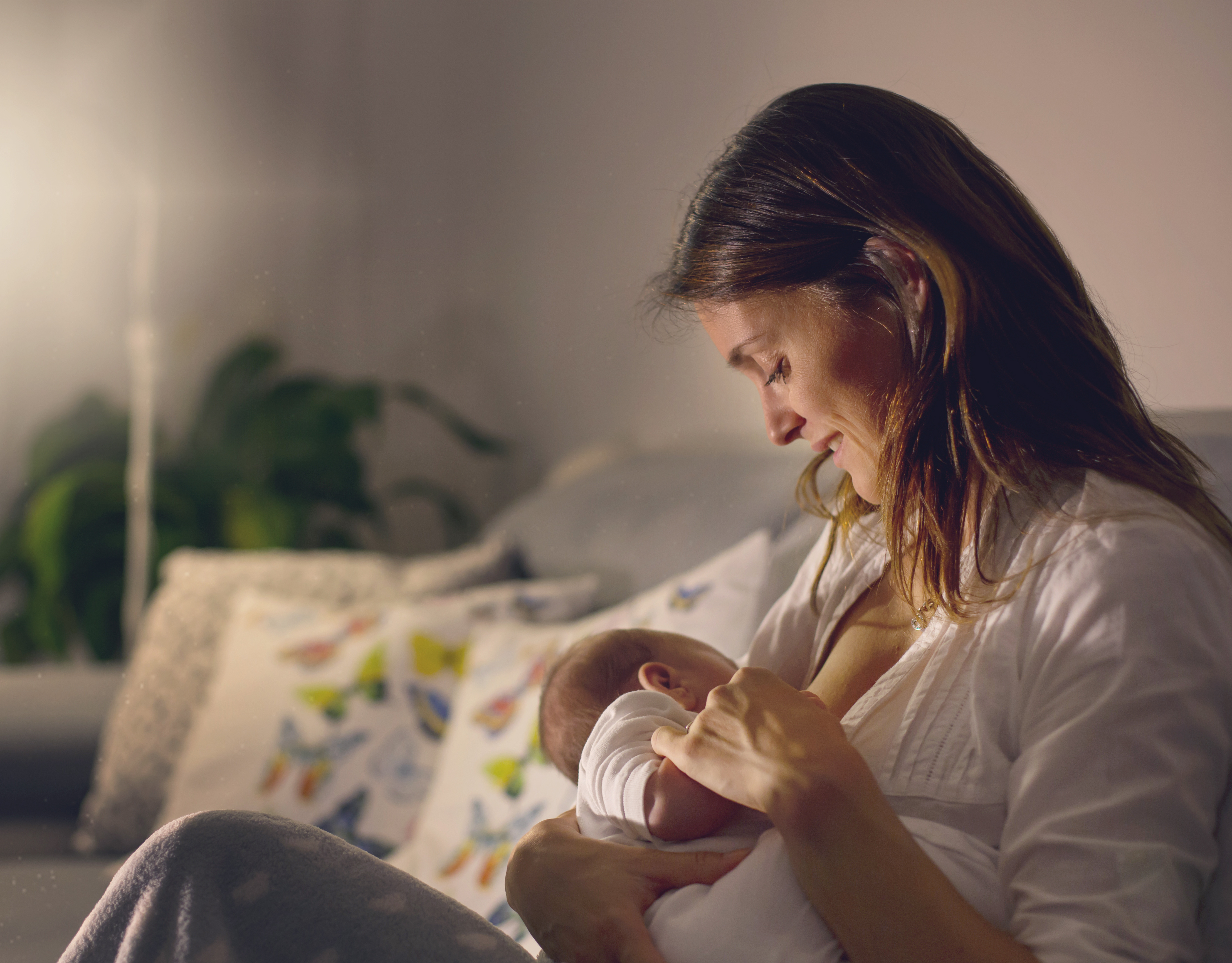 breastfeeding at night